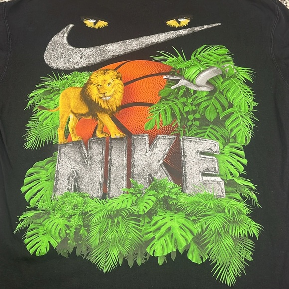 Nike Sportswear Jungle Safari Basketball Long Sleeve Shirt- Size Small - Picture 5 of 6